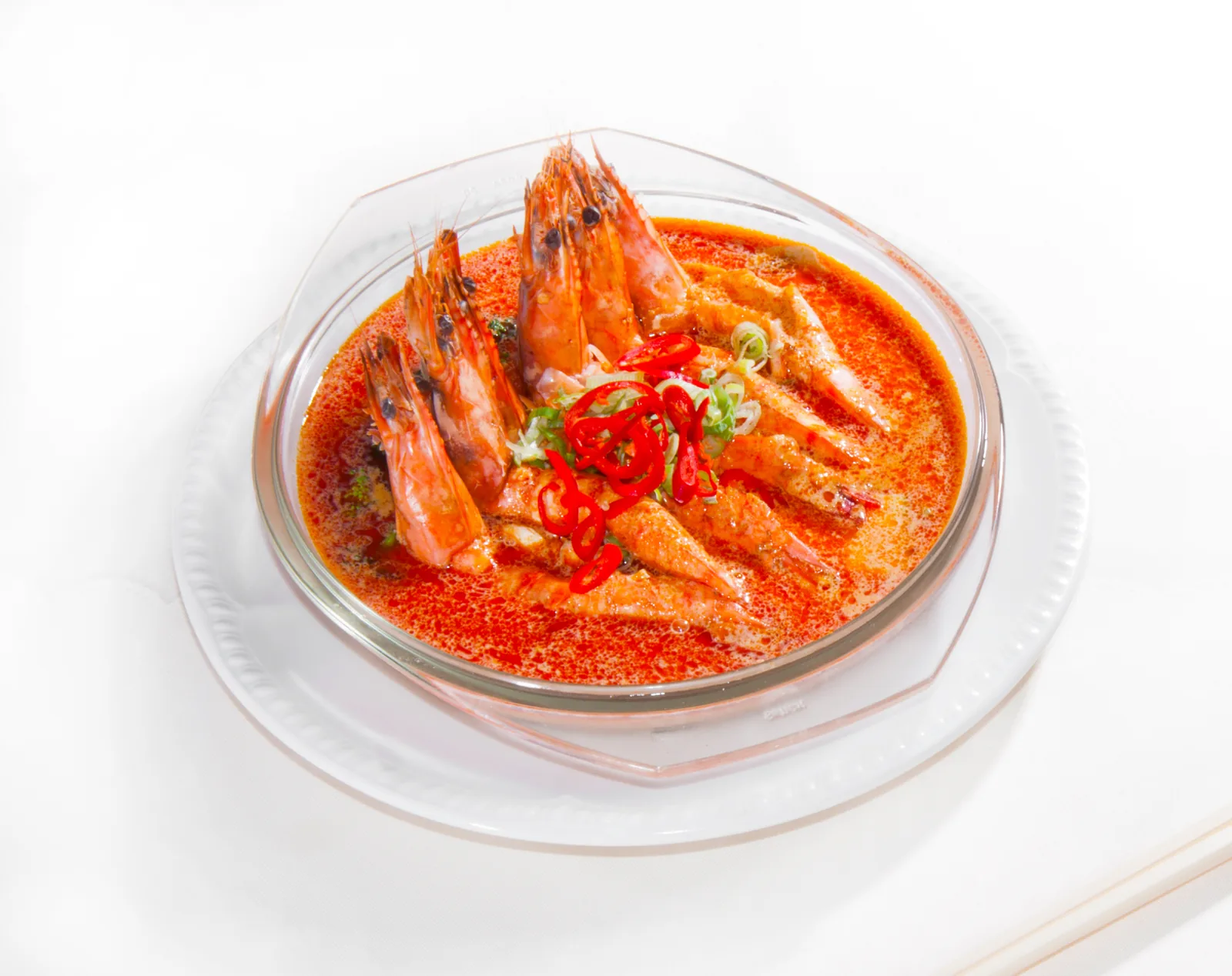 Prawns in red curry