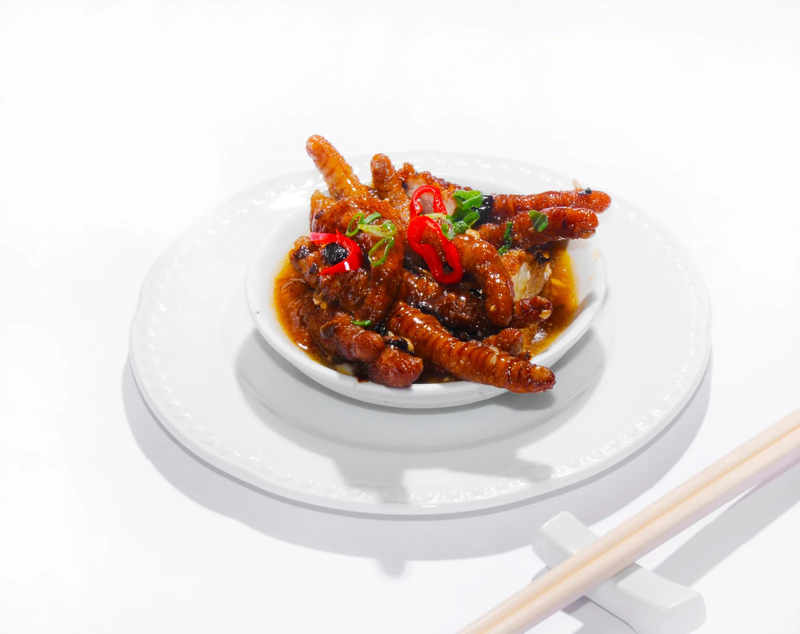 Steamed chicken feet